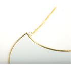 Espelho Decorativo Lua Dourado 20x18cm