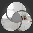 Espelho Decorativo Meio Círculos Abstratos-m 49x49cm