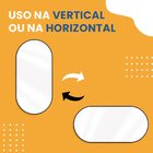 Espelho Decorativo Modelo Cápsula Grande 50x110cm De Parede P