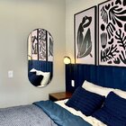 Espelho Decorativo Modelo Cápsula Grande 50x110cm De Parede P