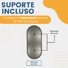 Espelho Decorativo Modelo Cápsula Grande 50x110cm De Parede P