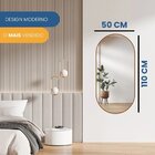 Espelho Decorativo Modelo Cápsula Grande 50x110cm De Parede P