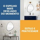 Espelho Decorativo Modelo Glamour 60x40cm Para Sala Hall Escr