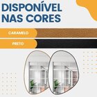 Espelho Decorativo Modelo Orgânico 60x40cm Preto