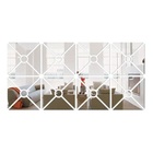 Espelho Decorativo Moderno Grande Em Acrílico Sala Quarto