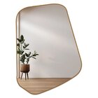 Espelho Decorativo Moderno Orgânico Modelo Malta 53cm X 73cm