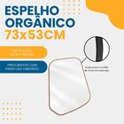 Espelho Decorativo Moderno Orgânico Modelo Malta 53cm X 73cm