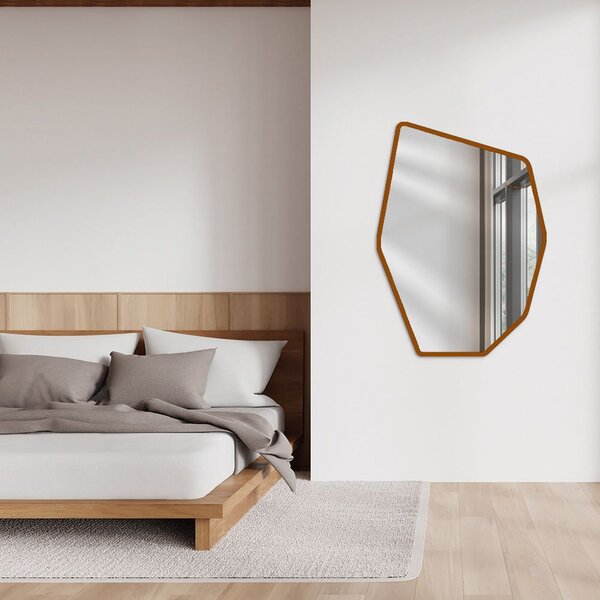 Espelho Decorativo Moderno Orgânico Modelo Texas 53cm X 73cm