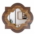 Espelho Decorativo Moldura Madeira Pegui Cambridge 45 Cm Marr