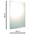 Espelho Decorativo Multiuso Bisotê Fita Dupla Face 60x40 Cm