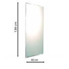 Espelho Decorativo Multiuso Bisotê Pendurador 130x60 Cm