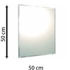 Espelho Decorativo Multiuso Bisotê Pendurador 50x50 Cm