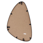 Espelho Decorativo Ogive Metal Preto 30x50cm Inspire