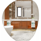 Espelho Decorativo Orgânico 40cmx30cm Moderno Luxo Sala Quart