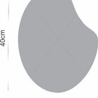 Espelho Decorativo Orgânico 40cmx30cm Moderno Luxo Sala Quart