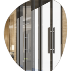 Espelho Decorativo Orgânico 50cmx40cm Moderno Luxo Sala Quart