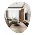 Espelho Decorativo Orgânico 60cmx50cm Moderno Luxo Sala Quart