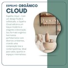 Espelho Decorativo Orgânico 60x40cm Em Vidro Lapidado Com Sup