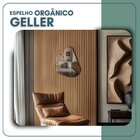 Espelho Decorativo Orgânico 60x40cm Em Vidro Lapidado Fita Du