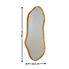 Espelho Decorativo Orgânico Aura 44x119cm Moderna Mobília