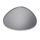 Espelho Decorativo Orgânico Com Moldura Em Metal Quarto Sala