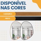 Espelho Decorativo Orgânico De Parede 60x40cm Para Sala Cozin