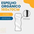 Espelho Decorativo Orgânico De Parede Modelo Ondas De Base Re