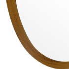 Espelho Decorativo Orgânico Freijó 58x70 Cm