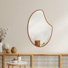 Espelho Decorativo Orgânico Grande Modelo Apple 60x80 De Pare