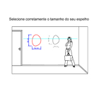 Espelho Decorativo Orgânico Lapidado 66x52 Cm