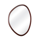 Espelho Decorativo Orgânico Marrom 50x64cm