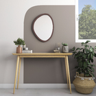 Espelho Decorativo Orgânico Marrom 50x64cm