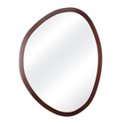 Espelho Decorativo Orgânico Marrom 64x77cm