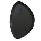 Espelho Decorativo Orgânico Preto 29x44 Cm Ep