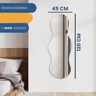 Espelho Decorativo Orgânico Splash 45x120cm De Parede Lapidad