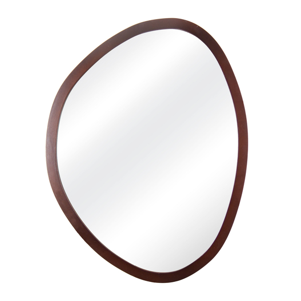 Espelho Decorativo Orgânico Tabaco 64x77 Cm