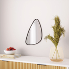 Espelho Decorativo Oval 50x30cm Preto Com Moldura Ogive Inspire