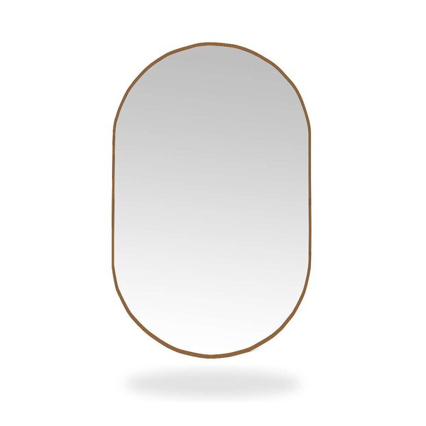 Espelho Decorativo Oval 50x80cm De Parede Para Sala Banheiro