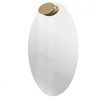 Espelho Decorativo Oval Com Gancho Pinus Oval 60x40 Cm