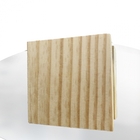 Espelho Decorativo Oval Com Gancho Pinus Quadrado 60x40 Cm