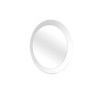 Espelho Decorativo Paella Branco  60 Cm Redondo