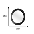 Espelho Decorativo Paella Verde 60 Cm Redondo