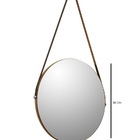 Espelho Decorativo Para Recepção Escritorio Detalhe Carvalho