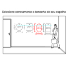 Espelho Decorativo Pen Oval Pendurador Marrom 60x40 Cm