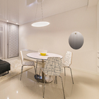 Espelho Decorativo Pen Pendurador Cromado 50 Cm Redondo