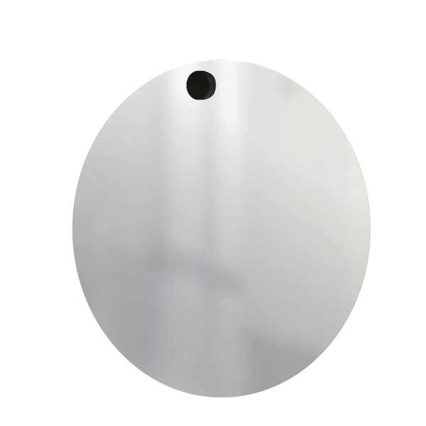 Espelho Decorativo Pen Pendurador Preto 50 Cm Redondo