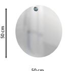 Espelho Decorativo Pen Pendurador Rosa 50 Cm Redondo