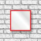 Espelho Decorativo Pop 55x55 Vermelho