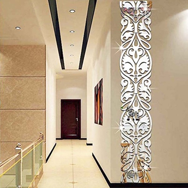 Espelho Decorativo Prata Arabesco