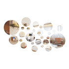 Espelho Decorativo Prata Bubbles